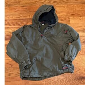 Gap Kids Green pullover Army Green light weight jacket size 6